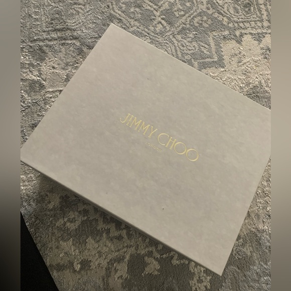 Never worn black suede Jimmy Choo heels. - Picture 6 of 7